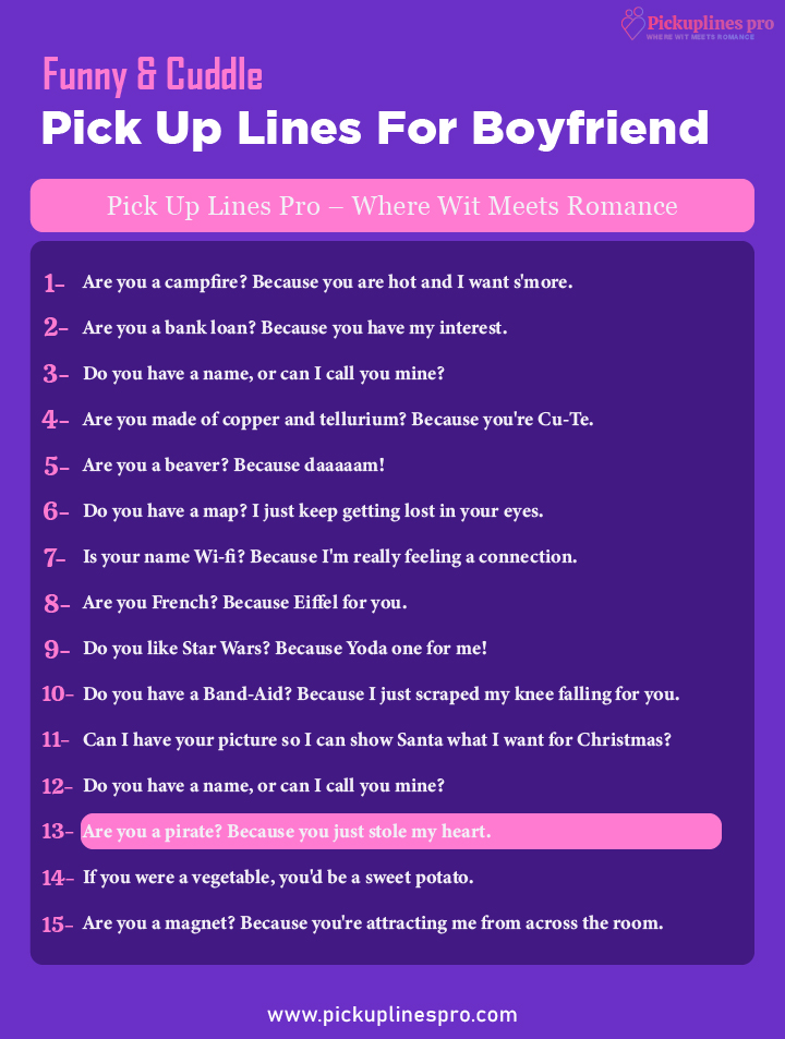 Rizz Lines For Boyfriend